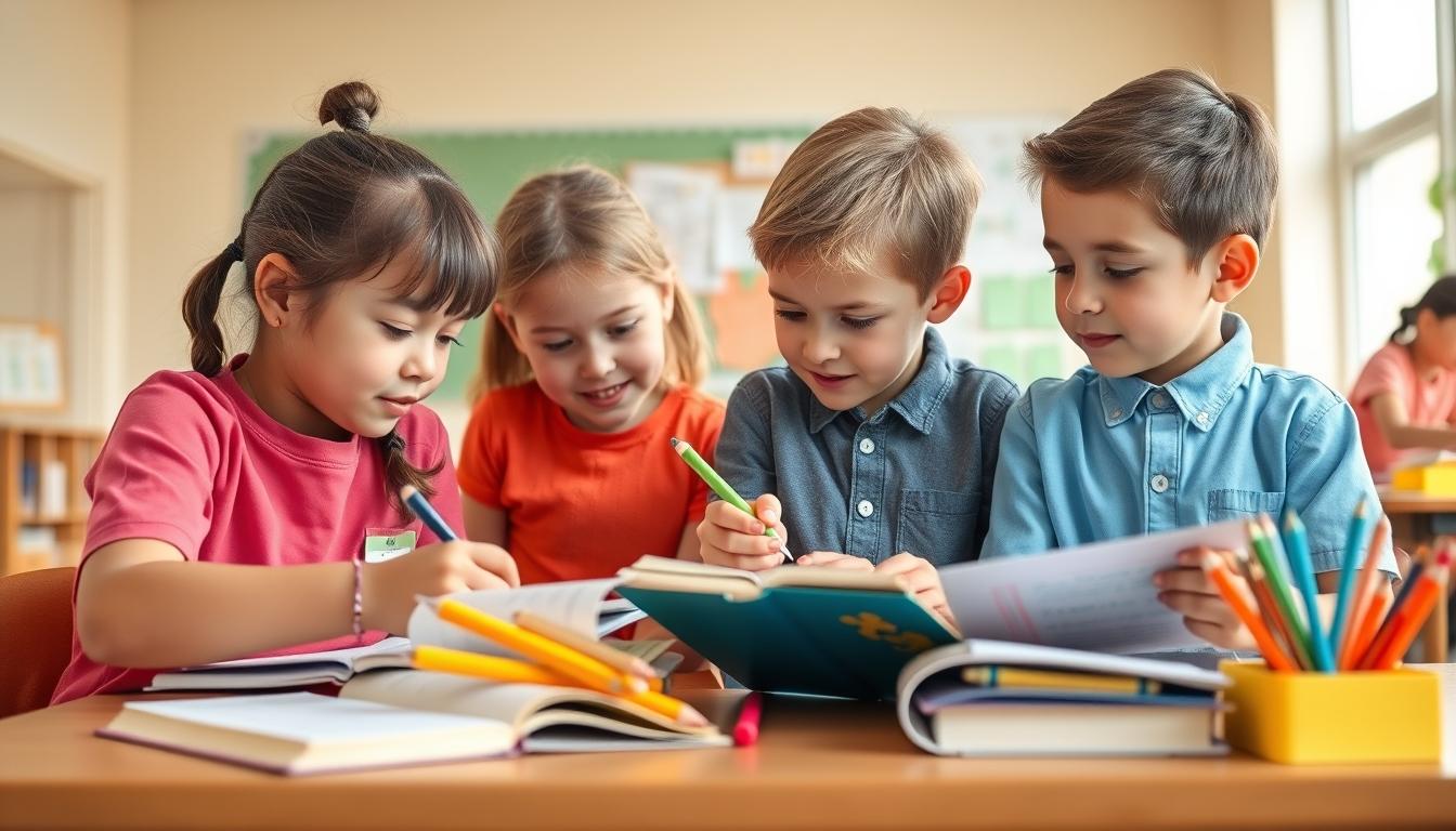 Student preparing for exams with study materials